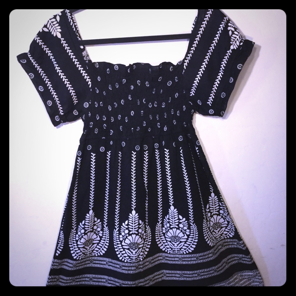 Blue Plate Mini Dress